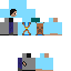 skin for 2º minecraft action figure☆