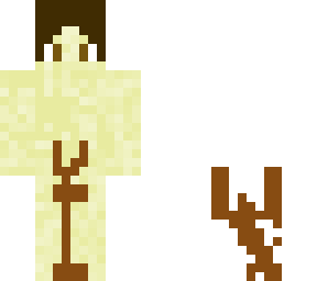 A ugly minecraft player lookes just like my brother