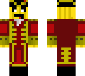 Admiral Derp Fries Coat and hat can be taken off