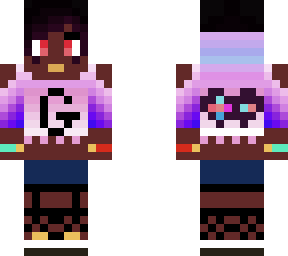 African American Gamer Girl Skin fixxed bangs