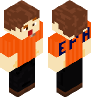 (Best Version) Sleek Leather Jacket with Orange Shirt and Black Pants