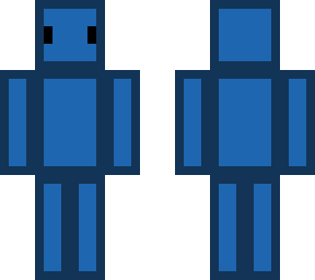 Blue Outlined Boi