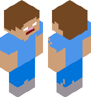 Cartoonish Herobrine