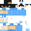 skin for Cookie pjs boy with cookie earmuffs