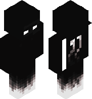 Creepy black cat