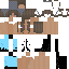 skin for cute girl with leather jacket