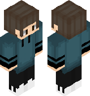 Cyan Hoodie Boy