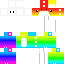 skin for dino family cuber white
