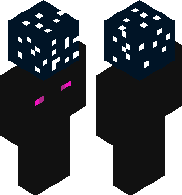 Enderman holding end portal block
