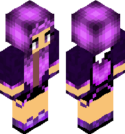 Female purple jacket cat girl 