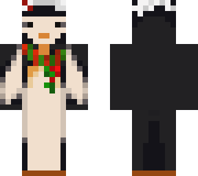 Festive Penguin with a Santa hat and Scarf