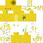 skin for giraffe chicken with creeper on the back