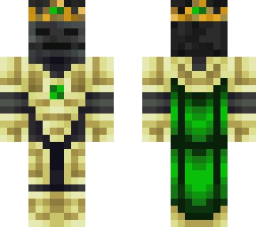 Green wither skeleton king