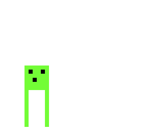 Little walking green thing Minecraft skin