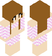 Me but with a pink and white shirt