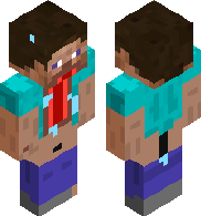 My actual skin in Minecraft 