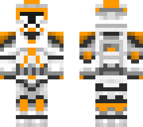 Orange Clone Trooper 3D armor