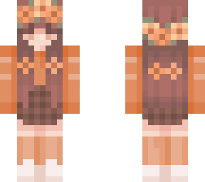 Orange Flowers girl
