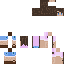 skin for Pastel girl brown hair blue eyes