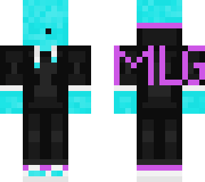 Purple and light blue theme MLG SLIME for blender