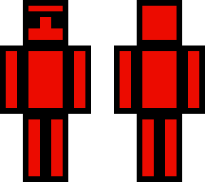 Red and black dude
