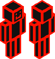 Red neon blob
