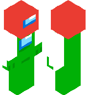 Rojo con verde
