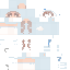 skin for Shy Girl in Cloudy Sweatshirt