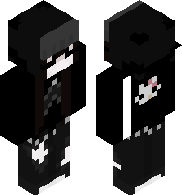 Skin black hoodie hello kitty hat emo egirl goth jeans girl 2026 