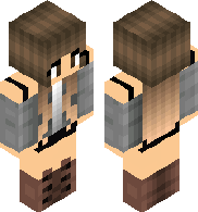 Skins Minecraft Light Gray girl