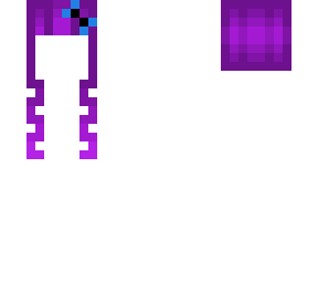 Skintober day 16 purple hair base