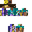 skin for Steve rainbow coryppted 