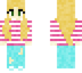 stripy jumper girl