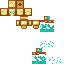 skin for Totem blue&cyan