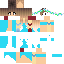 skin for Vestido Azul Celeste
